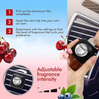 Car Air Fresheners, 6 Pack, Cherry, Car Fresheners Vent Clips, Long Lasting Air Freshener, Car Refresher for Men Women