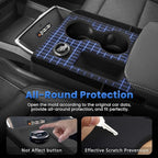 Autorder Silicone Center Console Organizer for 2025-2026 Chevy Chevrolet Equinox Accessories Anti Scratch Protective Pad Cover Storage Box Silicone Shift Panel Trim Cover(Not for Equinox EV)