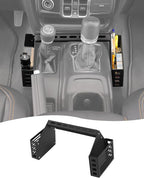 Hoolcar Gear Shift Center Console Organizer Side Tray Compatible with Jeep Wrangler JL/JLU 2018-2024 & Jeep Gladiator JT Truck 2020-2023 Interior Shifter Storage Box Accessories, American Flag