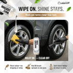 Nanoskin WHITE LIGHTENING Premium Dressing 55 Gallons – Universal Thick Wipe-On Dressing for Car Detailing | Works on Tire, Vinyl, Rubber, Plastic & Trim | For Cars, Trucks, Motorcycles, RVs & More