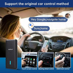 AACPLAY Wireless Android Auto Car Adapter Converts Wired Android Auto to Wireless, Android Auto Dongle Wireless for AA Smarphone, USB Type-A or Type-C Plug-in