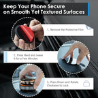 Magnetic Car Phone Holder for Mag-Safe [108+LBS Suction & 3200gf Magnetic] 360° Adjustable Ultra Suction Cup Phone Holders for Your Car/Gym/Mirror, Car Mount for iPhone & Android
