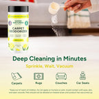 Good Natured Brand | Carpet Freshener & Deodorizer Powder | 16 oz Pet Odor Eliminator for Strong Odor & Pet Urine | Fresh Natural Lemon Scent | Safe for Homes with Pets