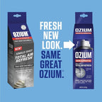 Ozium Air Sanitizer, 2 oz Car Fogger: Single-Shot Smoke Odor Eliminator & Car Air Freshener (Original+That New Car Smell, 2 Pack Variety)