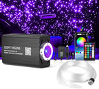 VASTFIRE Starlight Headliner Kit, Meteor + Twinkle Star Headliner kit Music/Voice Activated Star Lights for Car, Bed Room, RVs, Home Theaters | Bluetooth + Remote Control