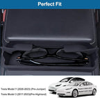 Tesla Model Y 2020-2024 Model 3 2017-2023 Sunglass Holder 2023 Center Console Armrest Key Card Phone Holder Glasses Case Tray Storage Box Waterproof Durable Tesla Interior Accessories