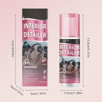 Polishing Cleaner Car Interior, 2026 Upgrade Car Interior Cleaner Spray, All Purpose Car Interior Detailer Cleaner for Dashboards, Seats, Leather, Plastic-2Pcs