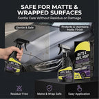 Matte Vinyl Wrap Protection Spray - Matte & Vinyl Wrap Protection Spray,Matte Finish Detailer for Cars, Cleaning and Maintenance, Coating Care