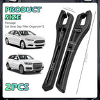 2PCS Car Seat Gap Filler Organizer with Phone Holder,Upgraded Cars Gap Seat Filler Blocks Items from Falling Out,2 in 1 Car in Between Cars Seats Catcher as Center Console Organizer
