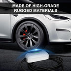 Best Volt Electric Vehicle Portable Charger for Tesla,ETL Certified,25ft Fast Charging, IP65 Waterproof, Compatible with Model 3/X/Y/Cyber Truck,No Adapter Needed (Nema 5-15 120V/16A, White)