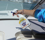 Spray Wax with UV Protection - Marine Wax For Boats with UV Protectant for a Gloss Shine Finish and for Car Detailing on Trucks and RVs (32 Oz Bottle)