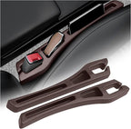 2PCS Car Seat Gap Filler Organizer,Multifunctional Car Gap Filler Organizer Storages Phone Key Avoids Things Falling,Universal Car Blocker Between Seats Cars Accessories (Brown)