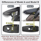 Mangoal 4K Dash Cam fit for Chevy Silverado 1500 2019-2021, 1500 Limited 2022 and HD 2020-2023 (Model B), Model B & Model A Have Same Models Years but Vehicle Sensor Cover are Different