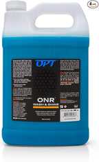 Optimum No Rinse Wash and Shine Version 5 - ONR Rinseless Car Wash Soap for Auto Detailing, Use On Paint, Ceramic Coatings, Glass, Interior (4 Gallons)