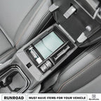 RUNROAD Center Console Organizer Tray Compatible with Jeep Compass 2022 2023 2024 2025 Accessories, Armrest Tray Secondary Storage Box Insert Console Organizer Card Container, Black (NOT For Ltd)