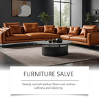 Leather & Furniture Repair Salve with Brush, Original Leathers Recoloring Balm Wood Cleaner, Wood Polish Wax, Household Upholstery Maintenance Kit for Home, Sofa, Car Seats