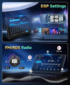 4G 128G Car Stereo for Honda Civic 2006 2007 2008 2009 2010 2011 Radio,10.1" Incell Touchscreen Wireless Carplay Android Auto 36EQ Bluetooth 5.0 Android 15 GPS WiFi FM/RDS Backup Camera