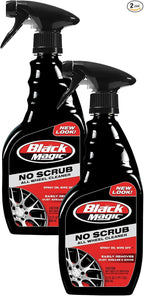 Black Magic 120218 No Scrub All Wheel Cleaner, 23 oz. (Pack of 2) - No Scrubbing Needed, Just Apply, Hose Off and Wipe for Clean Wheels Every Time