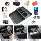 SKTU for 2023 2024 2025 Hyundai Palisade Center Console Organizer 2023-2025 Palisade Under Center Console Tray 2024 Palisade Armrest Box Hyundai Palisade 2024 2025 Accessories (Lower Organizer)