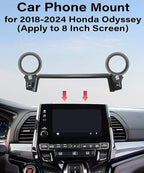 Car Phone Holder for Honda Odyssey 2018 2019 2020 2021 2022 2023 2024 Accessories Apply to 8 Inch Touch Screen Fixed Clip MagSafe Passenger Cell Phone Mount Handsfree 360° Rotation