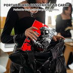 Case for Kindle Scribe,PU Leather Cute Slim Folio Adjustable Stand Cover with Auto Wake/Sleep for Amazon Kindle Scribe Cover 10.2 Inch (2024/2022 Release),Red Black Soldier