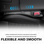 2PCS Car Seat Gap Filler Organizer,Multi-Purpose Car Seat Gap Fillers with Seats Belt Holes & Phone Holder,Universal Console Catcher Between Seats Cars Interior Accessories
