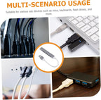 Uonlytech USB Hub Multi-Port Splitter for Laptop and Desktop High-Speed USB Expansion Hub for Multiple Devices for Car and Home Use