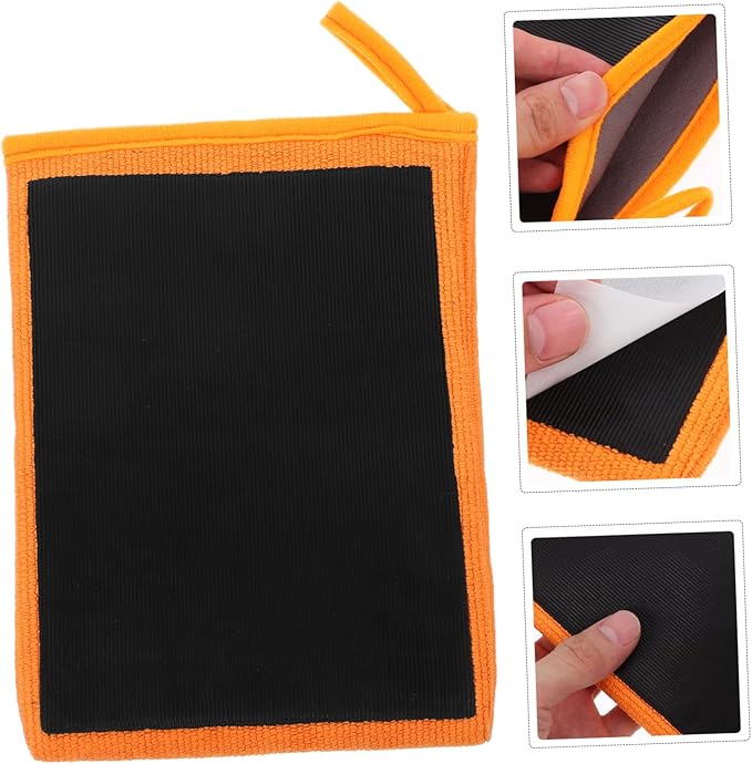 OUNONA Clay Mitt Car Cleaning Glove for Auto Detailing Versatile Wash Mitt Clay Bar Design for Vehicle Body Cleaning for Rims