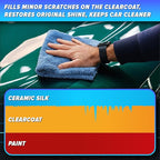 Carfidant Ceramic Silk - Ceramic Coating Spray - High Gloss, Hydrophobic Protection & Chemical Resistance for Cars, RVs & Boats - Long-Lasting Shine & Durability for Exterior Detailing - 16.9 fl. Oz.