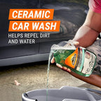 Armor All Complete Ceramic Exterior Car Cleaner Car Care Kit, Keeps Car Fresh and New, Includes-Leather Cleaning Wipes, Tire Coating Spray, Wheel Cleaner, Car Wash and Glass Cleaner, 5 Count
