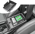 RUNROAD Center Console Organizer Tray Compatible with Jeep Compass 2022 2023 2024 2025 Accessories, Armrest Tray Secondary Storage Box Insert Console Organizer Card Container, Black (NOT For Ltd)