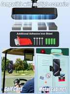 Magnetic Phone Holder for Tractor, Upgraded N56 Strong Magnet Cell Phone Mount with Adjustable Metal Arm, 360° Rotatable, One-Button Release for 4-7" iPhone/Galaxy/Android Cellphone