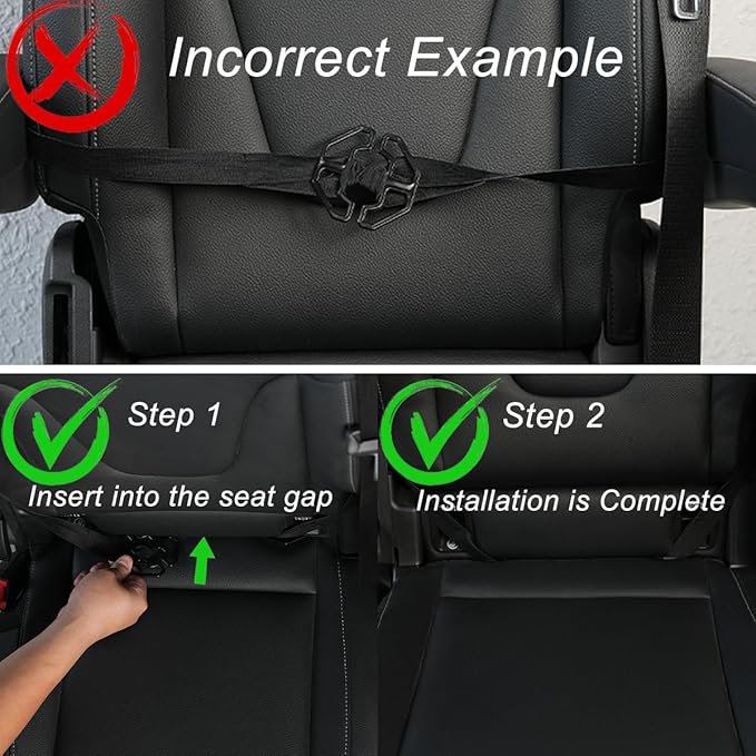 GMQ Backseat Car Organizer with Touch Screen,Protectors Kick Mats Travel Accessories for Kids,Multifunctional Seat Back Organizer Car Travel Organizer Accessories (Black, 2PCS)