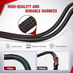 Nilight Wiring Harness Kit Nylon 16 AWG 2 Leads 12V Motorcycle Handlebar Switch On Off Power Relay Blade Fuse for LED Light Bar Off Road Lights on Motorcycles Bicycles ATV UTV