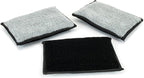 Scrub Ninja - Scrubber Sponge (5" x 3") Black/Gray - 3 Pack.