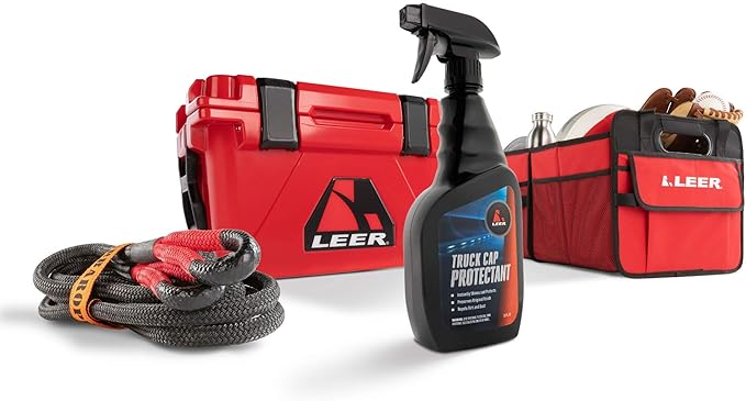 LEER Gear | Tonneau & Truck Bed Cover Cleaner | Use Safely on Rubber, Vinyl, and Plastic Surfaces, Fiberglass, Clear Coat, Plastic, Stainless Steel and More; 22 ounces