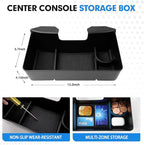 Autorder Center Console Hanging Organizer for 2019-2026 Chevy Silverado/GMC Sierra 1500 & 2020-2026 Chevrolet Silverado/Sierra 2500HD 3500HD Accessories - Split-Bench Folding Seat Only