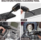 New Cordless Mini Computer Vacuum, Portable Vacuum Cleaner Keyboard Cleaner Kit - Cleaning Dust, Hairs, Crumbs, Scraps, Ash for Laptop, Keyboard, Computer,Car, Pet House, Sewing Machine