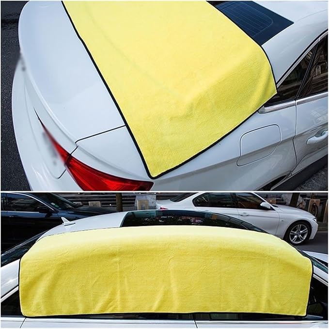 Oversized Car Cleaning Microfiber Towel 160x60cm Multipurpose Drying Rags(Grey 1pc)