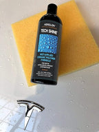 Tech Shine: Ceramic Coating for Cars, Car Wax, Car Polish, Ceramic Polymer Coating, Hydrophobic Top Coat Polish and Sealer, Auto Detailing - One Gallon with Applicator Pad