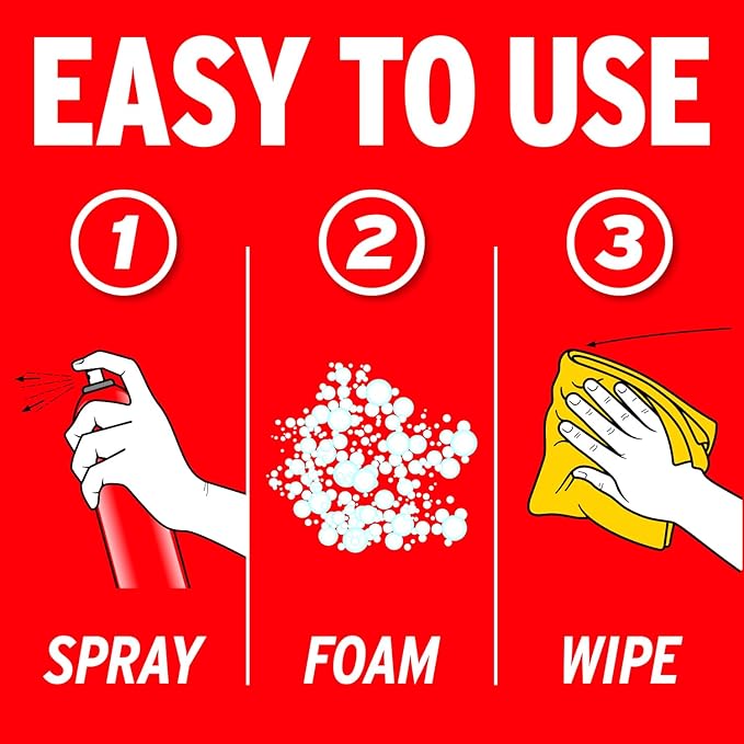 Mothers Speed Foaming Bug & Tar Remover, 18.5 oz. Aerosol — Fast-Acting, No-Drip Foam for Bug Splatters, Bird Droppings, Tar, Sap & Road Grime — Safe on Paint, Chrome, Glass, Plastic, PPF (16719)