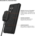 Rokform - Galaxy S24 Ultra Case, Rugged Series, Magnetic Case with Twist Lock, Drop Tested Armor (Black)