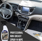 Gliptone Express Spray & Wipe Interior Detailer, Cleans & Protects All Automotive Interior Surfaces, 22 Fl Oz