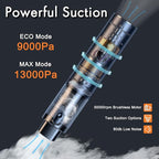 Cordless Car Vacuum Cleaner 14000Pa, Handheld Vacuum Portable Dust Buster Vacuum Small Vacuum Cleaner for Vehicle,Pet,Home, LED Display & Lightweight & Low Noise & Rechargeable