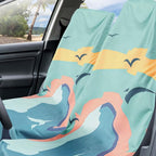 Hahafelt Car Seat Towel Covers with Storage Bag Seat Post Workout Sweat Cover Washable Non Slip for Car Towel for Dog Pet Workout Outdoor Sport Activities(Sasquatch)