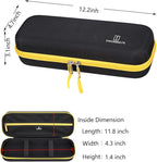 Tourmate Hard Storage Case for Upbooz/Vacuum/Minthouz/Dovety Vacuum Cordless - Travel Case for Portable Car Vacuum(Only Case)(Black & Yellow)