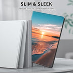 Case for Kindle Scribe,PU Leather Cute Slim Folio Adjustable Stand Cover with Auto Wake/Sleep for Amazon Kindle Scribe Cover 10.2 Inch (2024/2022 Release),Sea Beach Sunset