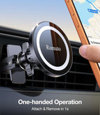 Romuto for MagSafe Car Mount Vent【Strong Magnets】 Magnetic Phone Holder for Car Phone Holder Magnetic Phone Mount Air Vent Clip Cell Phone Holders for Your Car Mount for iPhone 17 Pro Max 16 15 14 13