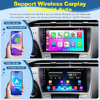 (4G RAM+64G ROM) Car Radio for Toyota Prius 2010-2015,9 Inch Prius Stereo Support Carplay/Android Auto,GPS Navigation& Bluetooth,Backup Camera & SWC