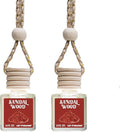 Hanging Car Air Freshener Diffusers (Sandal Wood), 2 Count (Pack of 1)